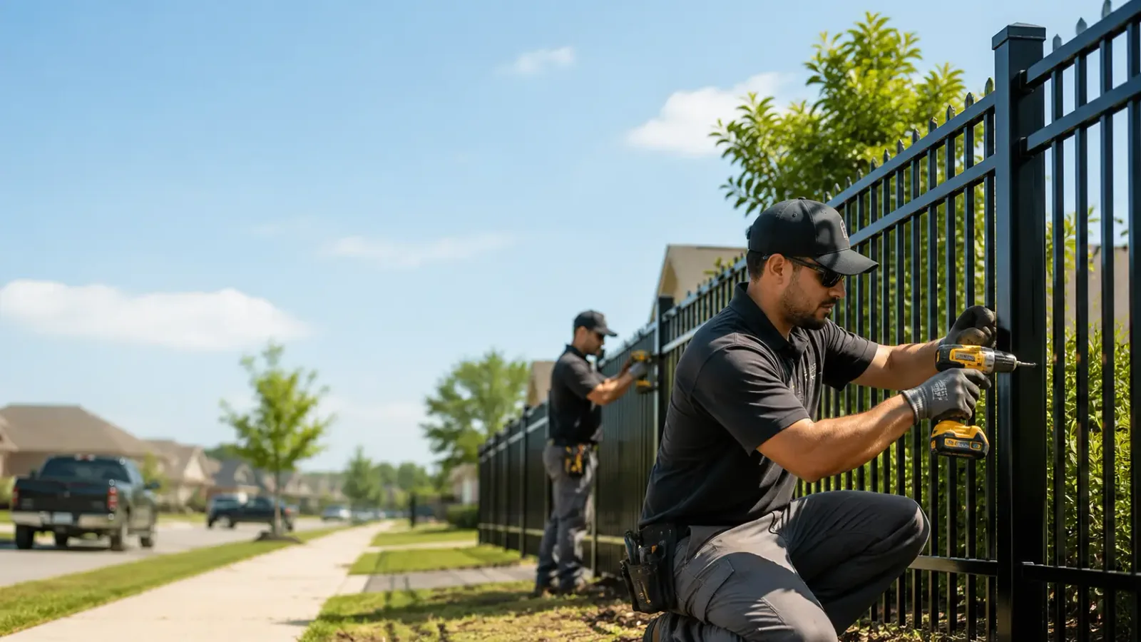 Metal Fence Installation in Little Compton, RI
